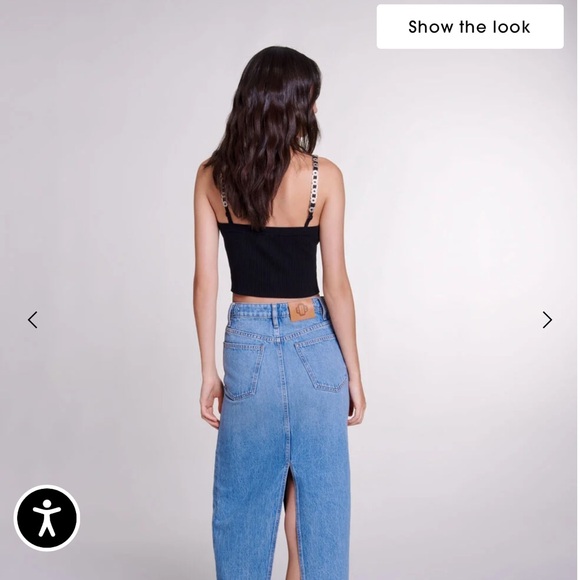 Maje Relique Top Size 1 (Small) NWT - Picture 3 of 7